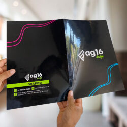 Pasta com Bolso - Brilho