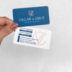 Cartão de Visita Verniz Local (Corte arredondado)